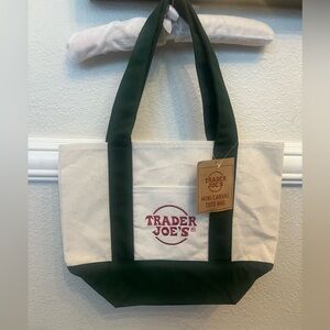 Trader Joe’s Green Mini Canvas Tote